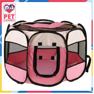Cat Tent High Quality Cat Cage Sangkar Kucing Large Outdoor Dog Cage Pet Rumah Kucing Cat House Portable Folding Outdoor Travel Pet Tent