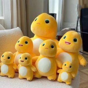 35/50cm Cartoon Cute Little Milk Dragon Plush Toy Pillow Sofa Back Plush Doll Gifts for Children