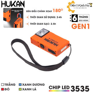 Đèn led mini bỏ túi Hukan G1-PL04MINI Chip led 3535 siêu sáng điều chỉnh xoay 180° có nam châm hít