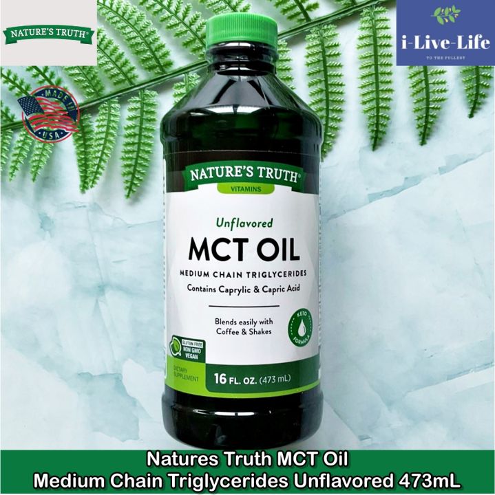 TIANA® Fairtrade Organic 100% Pure MCT Oil - Energy Booster & Weight Loss Support 500 Ml, 3 For 2