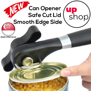Safety Can Opener / Safe Cut Lid / Smooth Edge Side / Stainless Steel Blade / Ergonomic Handle / NEW Side Cutting SAFETY CAN OPENER canned food opener