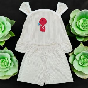 Now ชุดเด็กผู้หญิง 6-12 เดือน ไม่เกิน 10กิโล ผ้ามันไมโคร