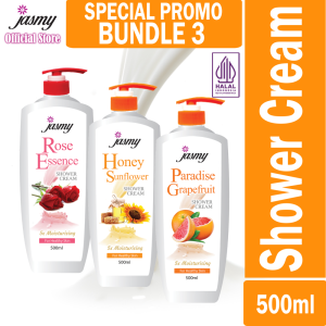 PROMO DAPAT 3x 500ML ROSE HONEY PARADISE JASMY SABUN MANDI CAIR BODY WASH IMPORT MALAYSIA