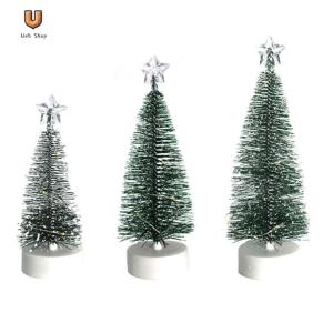 3 pcs LED Christmas Tree Set LED Lights Desktop Miniature for Christmas Decor Christmas Party [Ueb Shop]