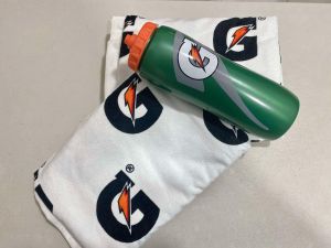 Gatorade bottle and towel Original