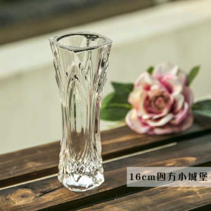 Bình bông lọ hoa thủy tinh eo lớn Lọ cắm hoa handmade