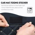 30/60Pcs Car Strong Adhesive Fixing Stickers, Invisible Non-slip Carpet Mat Tape, Double Faced Car Carpet Fixed Patch, Home Carpet Sheets Non-slip Grip Tapes. 