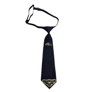 Elegant Triangular Charm Necktie for Women Men Preppy Student Pre Tied Adjustable Ties for Uniform School Shirt Necktie