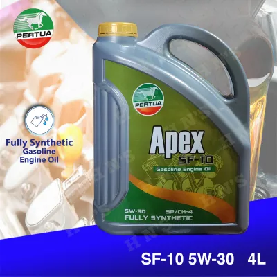 PERTUA Apex SF-10 5W-30 Fully Synthetic Gasoline Engine Oil 4L ( 4 Liters )