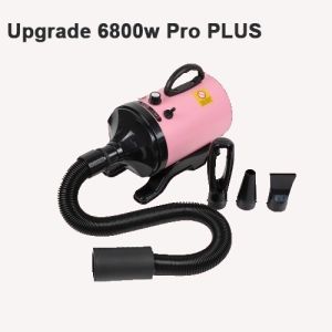 6800W Pet Dryer Hair Blower Dog Cat Insulated Grooming Blaster Animal Power Airflow Portable Professional