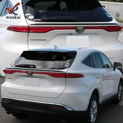 Toyota Harrier 2020 Rear Spoiler Cover Tailplane Spoiler Rear Wing Strip Car Accessories