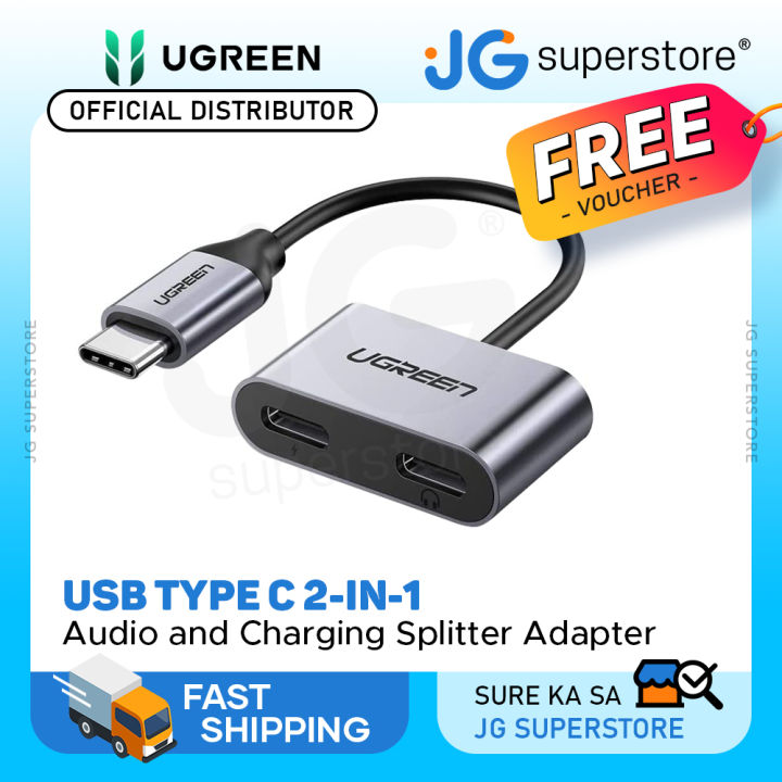 thumbnail image 2 of Fonus USB-C To 3.5mm Headphone Adapter - Charge And Listen For Type-C Phones 2 of 2