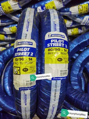 Michelin 70/90-14 / 80/90-14 Pilot Street 2 Tubeless (PS2)