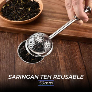 BalmyDays Filter Saringan Teh Reusable Tea Infuser Strainer 50mm