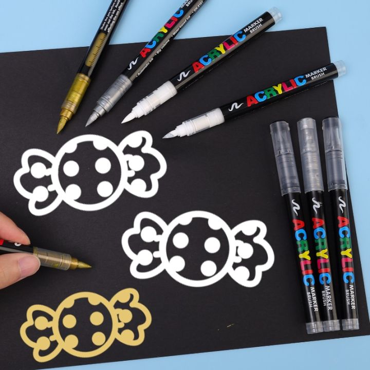 %F0%9F%94%A512/24Pcs%20Acrylic%20Paint%20Pens%20Markers%20Brush%20Tip%20Paint%20Markers%20for%20Rock%20Painting%20Wood%20Canvas%20Stone%20DIY%20Crafts%20-%20Image%208