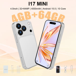 ขายดีที่สุด มินิ i17Mini สมาร์ทโฟน 4+64G ระบบเครือข่ายทั้งหมด รองรับซิมคู่ สแตนด์บายคู่ Android mini ศัพท์มือถือ