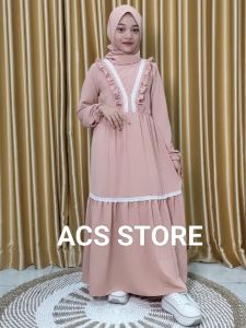 Gamis Anak | Baju Muslim Anak Set Jilbab | Syari Anak