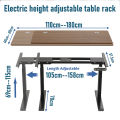 Home Office Desk Base Adjustable Height Carbon Steel Frame - DIY Build-in Desktop Support. 