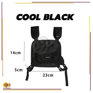 กระเป๋าคาดอก คาดเอว ความจุขนาดใหญ่ กระเป๋าคาดอก กันน้ํา แบบพกพา สไตล์ฮิปฮอป สําหรับเล่นกีฬากลางแจ้ง