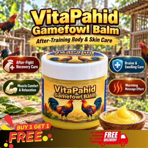 [ Ready Stock] VitaPahid Gamefowl Balm – Chicken & Rooster Muscle Comfort Warming Massage & Recovery Care