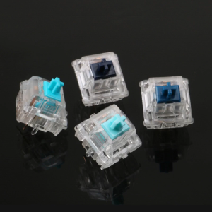 Zealios Zilent V2 Tactile Switches MX Style 5pins Mute Blue Switch for Mechanical Keyboard Shafts 62g 65g 67g 78g Force