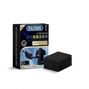 Black Dye Sheets/Enhances Black Color And Restores Faded Black Clothes/Gentle On Fabric For Laundry/Home Use Black Color Booster