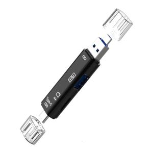 USB3.0 USB C TF Reader 5 in 1 Aluminum Memory Reader Connector for Laptop Tablets Smartphone Accessories