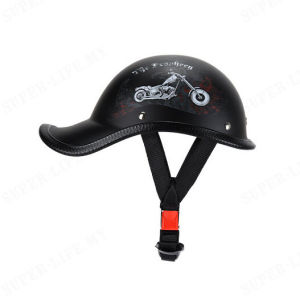 Vintage Helmet Half Helmet Harley Scoop Helmet Half Helmet