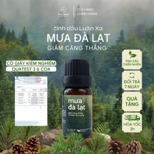(Trợ giá 5ml) Tinh Dầu MƯA ĐÀ LẠT Giảm Căng Thẳng Cải thiện Tâm trạng INNER PEACE - Có giấy kiểm định
