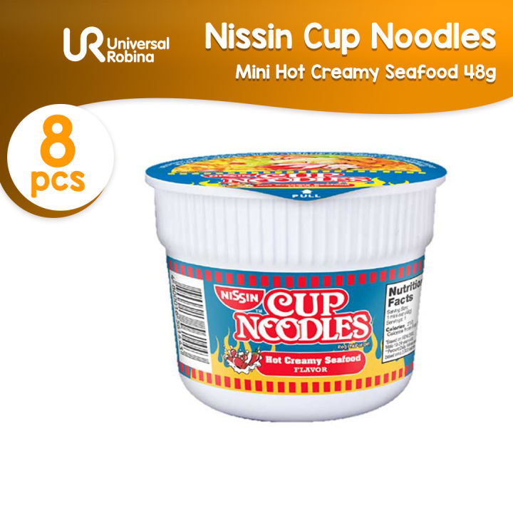 4 x Nissin Cup Mini Creamy Seafood (45g)