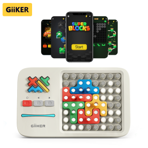 Giiker Super Blocks 1000+Levelled UP Challenges Logic Exercise Board Game Educational Jigsaw for Kids Smart app intelligent toy