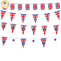 2022 Queen Elizabeth II Platinums Jubilee String Flag Triangle Square ...