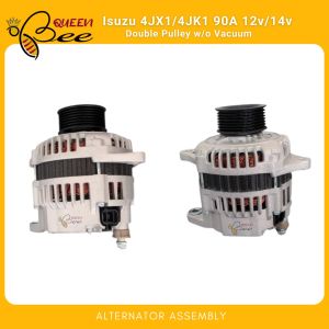 QUEENBEE Alternator Assembly for Isuzu 4JX1/4JK1 90AMP 12v Deep Type without Vacuum FYD-39-HI