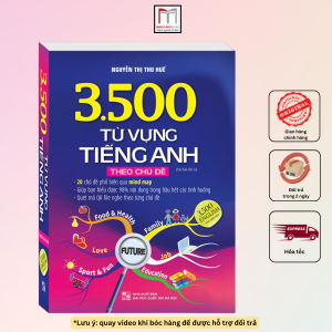 3500 từ vựng tiếng Anh theo chủ đề (sách màu)  tái bản 04