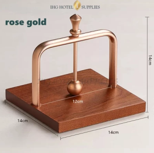 Napkin Paper Holder Handcrafted Wooden Napkin Holder Elegant Tabletop Decor for Home Dining Non-slip Design Perfect for