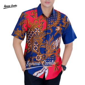 Kemeja Batik Pria Premium Motif Jiwatresno Slim Fit Modern Elegan Full Furing M–XXL