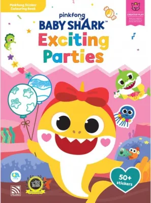 PELANGI - Baby Shark Sticker and Colouring