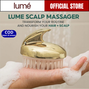 Lume Scalp Massager Sisir Keramas Shampoo Anti Kusut Rontok