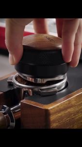 MHW-3BOMBER Multifunctional Wood Knock Box Adjustable Tamping Station Fit 51-58mm Espresso Portafilter Home Barista