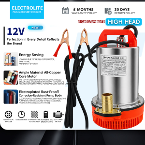 Solar Submersible Pump 12V/24V Deep Well Pump 1 Inch DC Submersible Pump Set Household High Llift Large Flow Water Pump Electric Agricultural Irrigation Pump