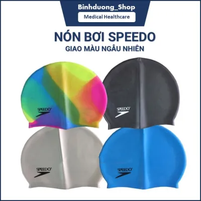 Nón bơi unisex chất liệu silicon siêu co giãn chống trượt ôm sát
