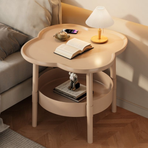 โต๊ะข้างโซฟา2ชั้น โต๊ะข้างเตียงมินิมอล ชั้นวางของข้างโซฟา