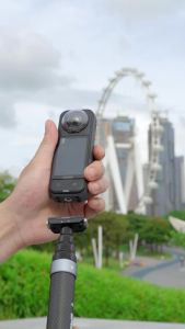 ไม้เซลฟี่ aMagisn 3m แบบมองไม่เห็น โมโนพอดคาร์บอนไฟเบอร์ขยายได้ 118" สำหรับ Gopro Max DJI 360 Insta360 X3 X4 Air X5 อุปกรณ์เสริม