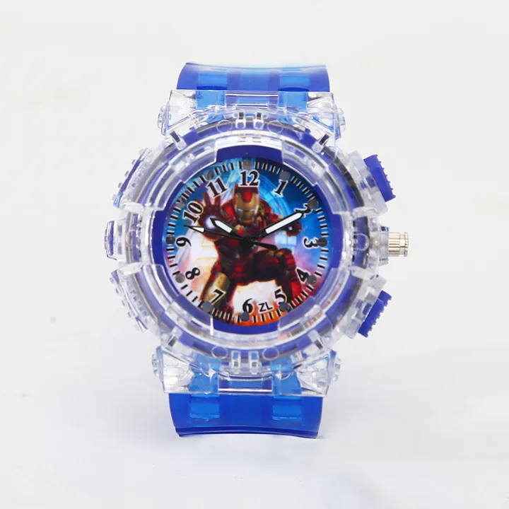 Cartoon%20Kids%20LED%20Light%20Watch%20Children's%20Colorful%20Watch%20Spiderman%20Iron%20Man%20Watch%20Elsa%20Frozen%20Watch%20-%20Image%2010