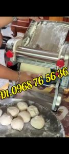 Máy cán bột bánh baobánh gối há cảo size 24cm chạy điện gia đình