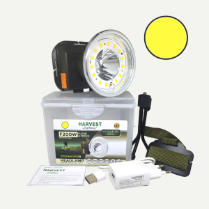 Headlamp F200W SIGN 2in1 HARVEST LIGHTING Signature Series Senter Kepala LED Lampu Emergency Bengkel Camping Hunting Original Bergaransi