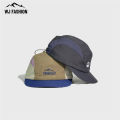 【WJ】Outdoor sun protection breathable hiking hat, Hiking baseball cap Japanese color blocked quick drying camping hat. 