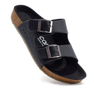 TERLARIS - Sendal Carvil Pria Sandal Jepit Cowok Carvil Benzo 01 Benzo 02 Casual Hitam Size 38 s/d 43 Murah Premium - Black