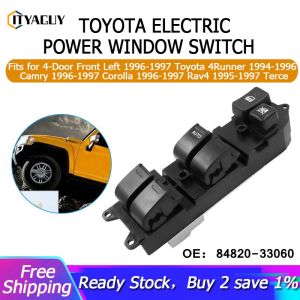 Left Front Driver Power Window Master Switch 84820-32150 84820-33060 For Toyota 4runner Camry SV21 Land Cruiser 70 80 1992-1998