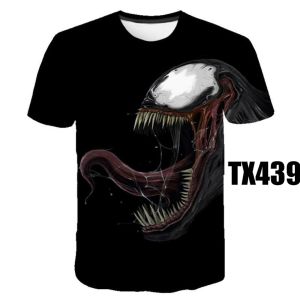 S-5XLSpider-man venom T-shirt round neck short-sleeved marvel short-sleeved lethal guardian shirt